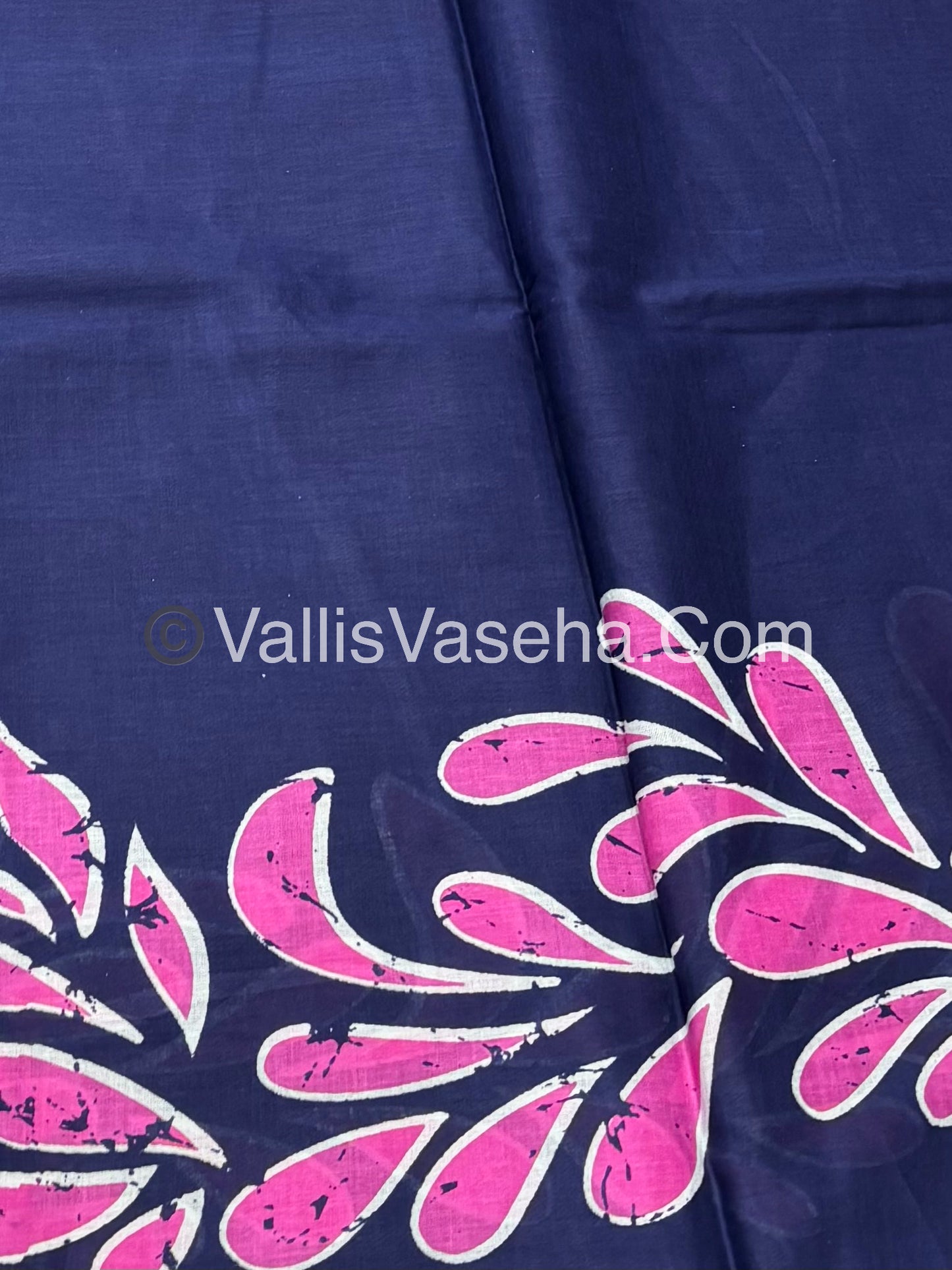 Pure Soft Mul Mul Cotton Sarees (Half & Half )- VVMMC005