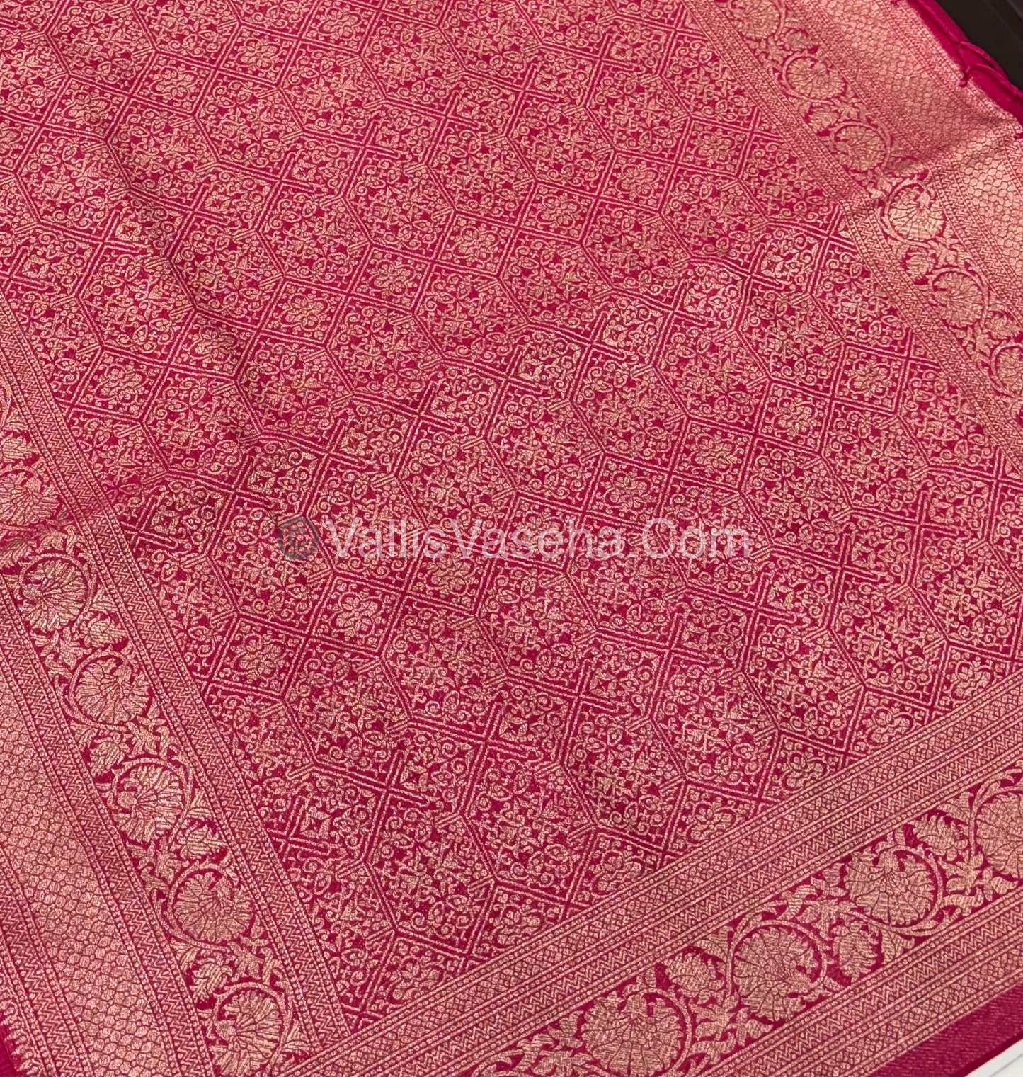 Banarasi - Heritage Silk - Semi Kathan Silk -Pink Shade - VVBHS010