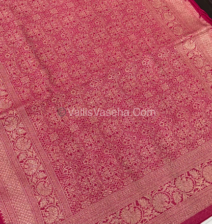 Banarasi - Heritage Silk - Semi Kathan Silk -Pink Shade - VVBHS010