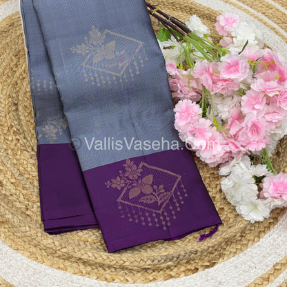 Half Mix - Pure Soft Silk Saree - VVPSS075