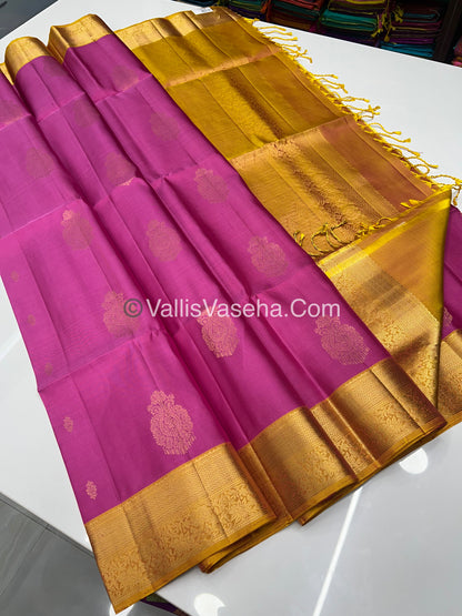Pure Soft Silk Saree - Kanchi Border - VVPSS033