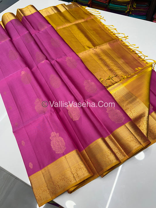 Pure Soft Silk Saree - Kanchi Border - VVPSS033
