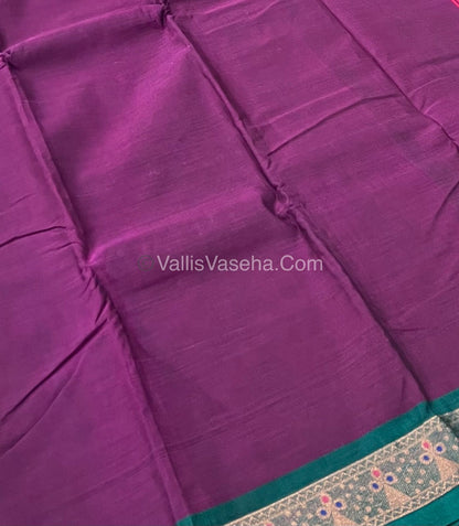 Dhaka Cotton Saree - VVDCS001