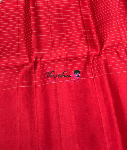 Pure Soft Silk Saree  - Red Shade - VVPSS115