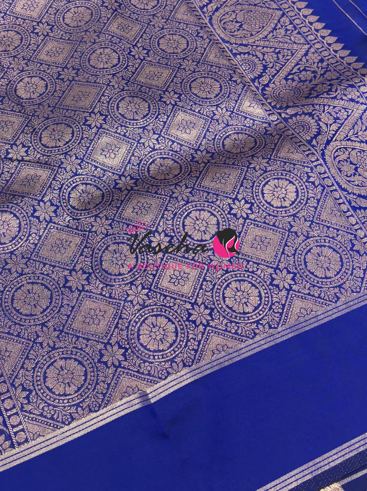 Semi Soft Silk  - Blue  Shade - VVSSS041