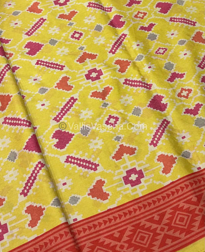 40% less - Offer Saree - Printed Silk Saree - VVDS002
