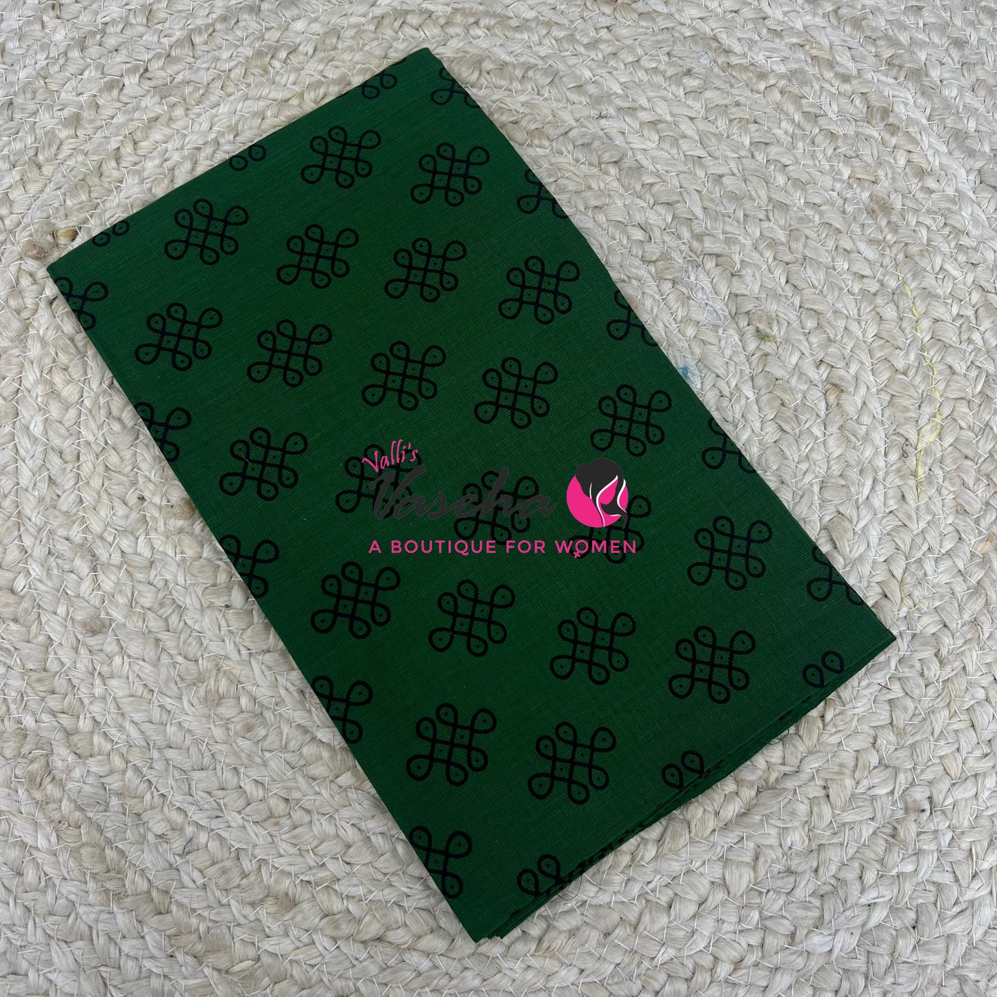 Blouse Bit - Kolam Print - 1 mtr - VVKPB002