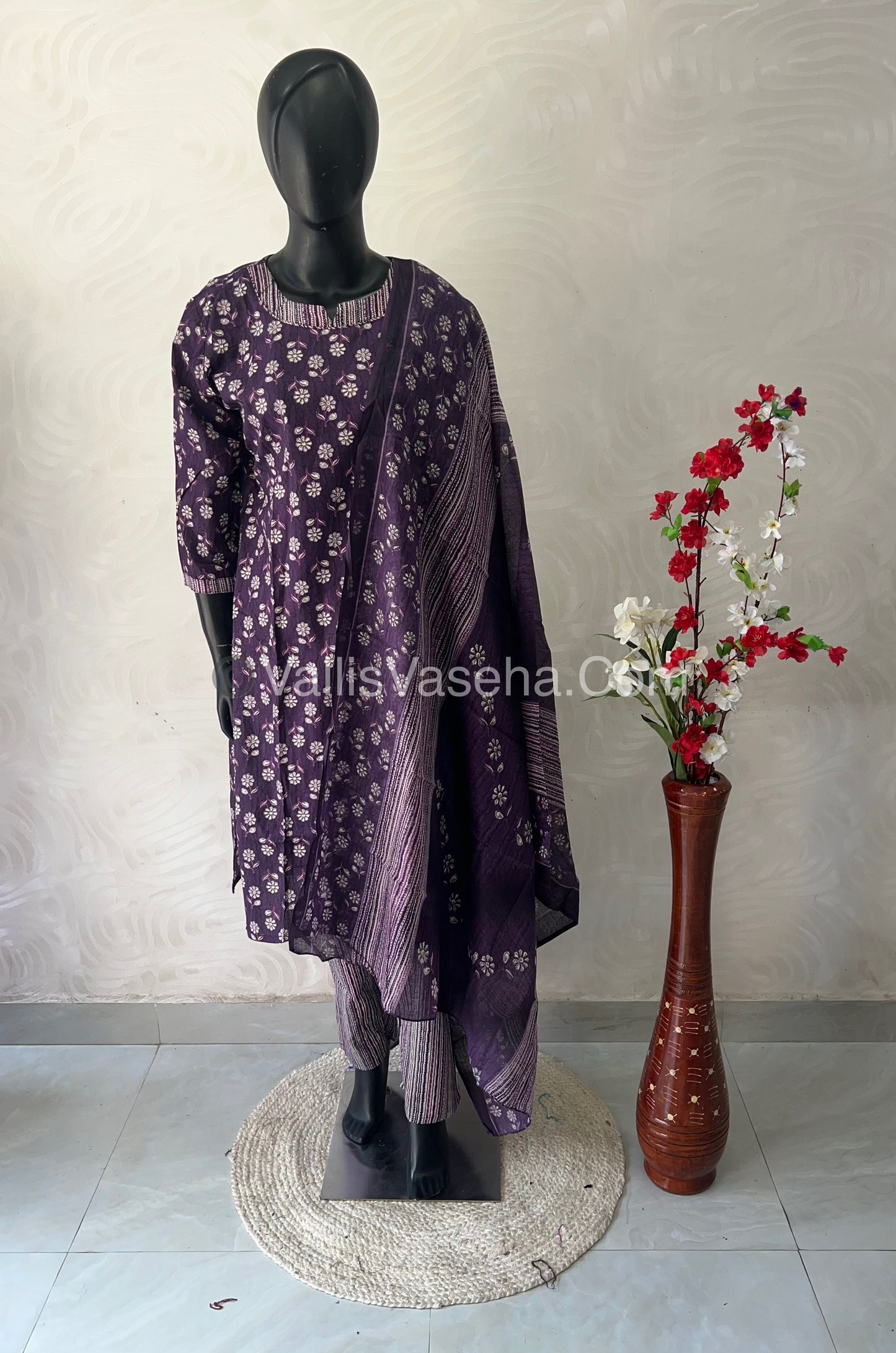 Ready Made - Salwar, Kameez & Duppatta(3pc) - Printed - VVRBS005
