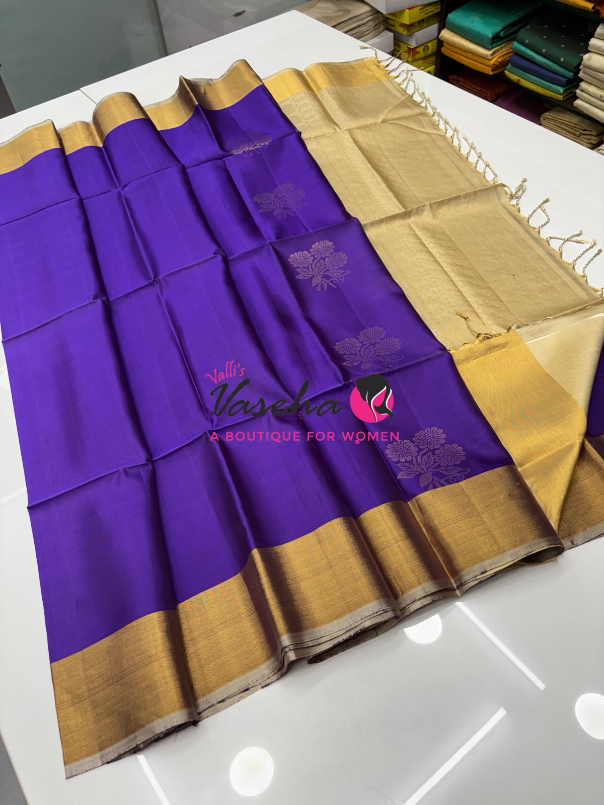 Pure Soft Silk Saree - Happy Sale - 20%less - VVAD001