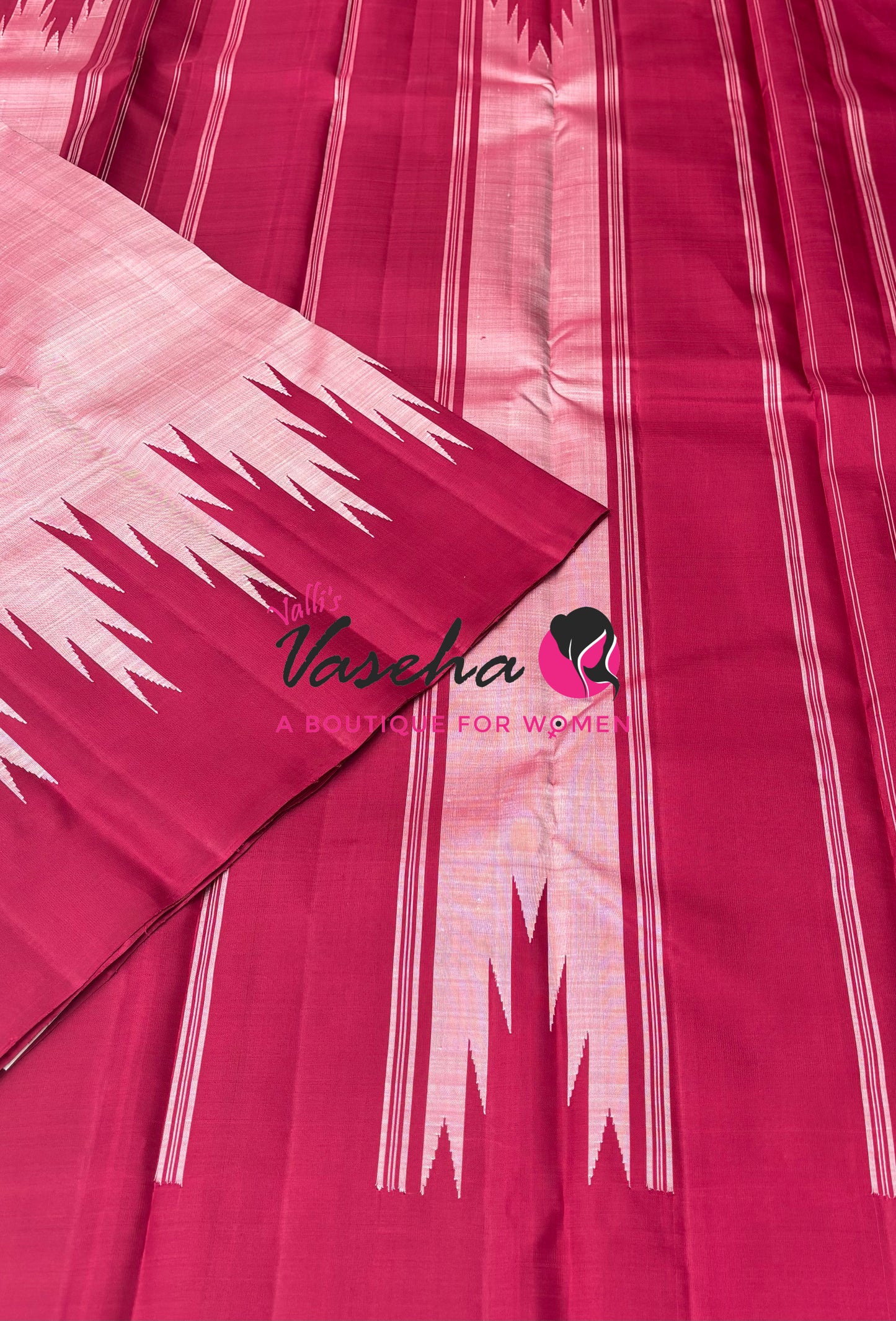 Pure Kanchipuram Silk Saree - Thalampoo - VVPS029