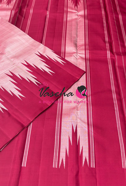 Pure Kanchipuram Silk Saree - Thalampoo - VVPS029