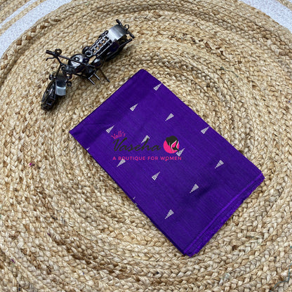 Blouse Bit - Pack Of 10pcs - Assorted-  Light - Semi Raw Silk - Thread Butta - 1 mtr - VVBB006