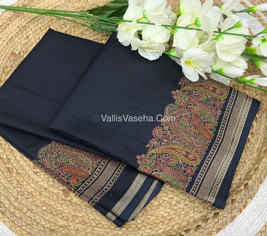 Casual Wear - Fancy Mixed Cotton - Black Shade - VVFMC001