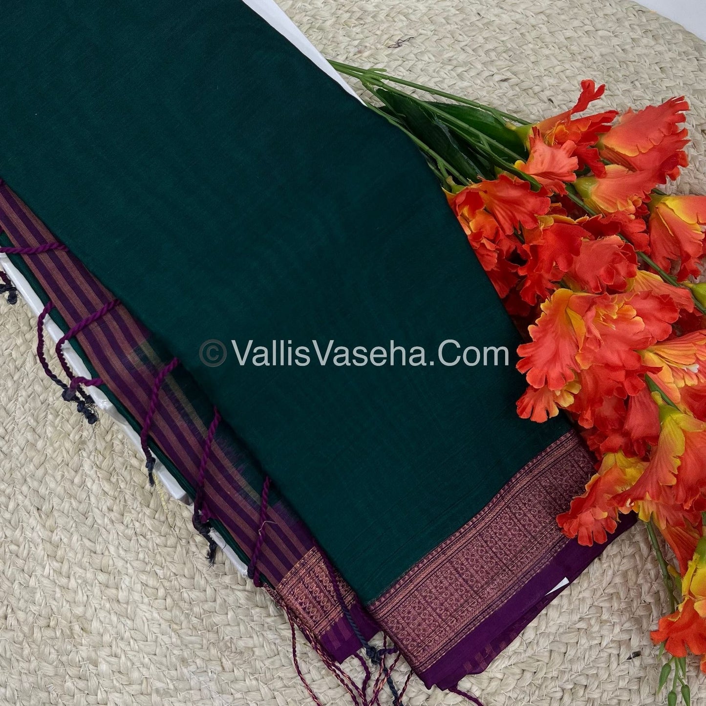 Dhaka Cotton Saree - VVDCS002