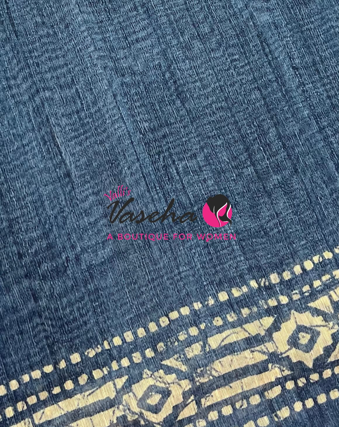 Art Tussar / Art Silk - Blue Shade - VVATS002