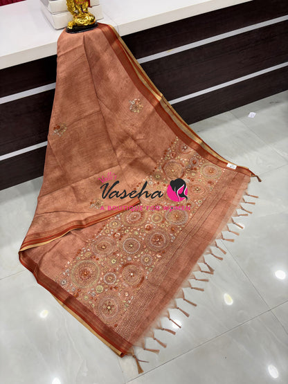 French Knot - Tissue Saree  - VVLFN019