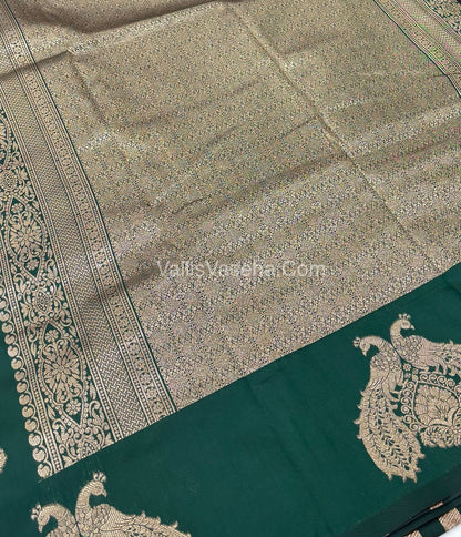 Semi Soft Silk  - Green Shade -VVSSS018