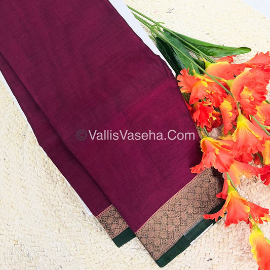 Dhaka Cotton Saree - VVDCS002