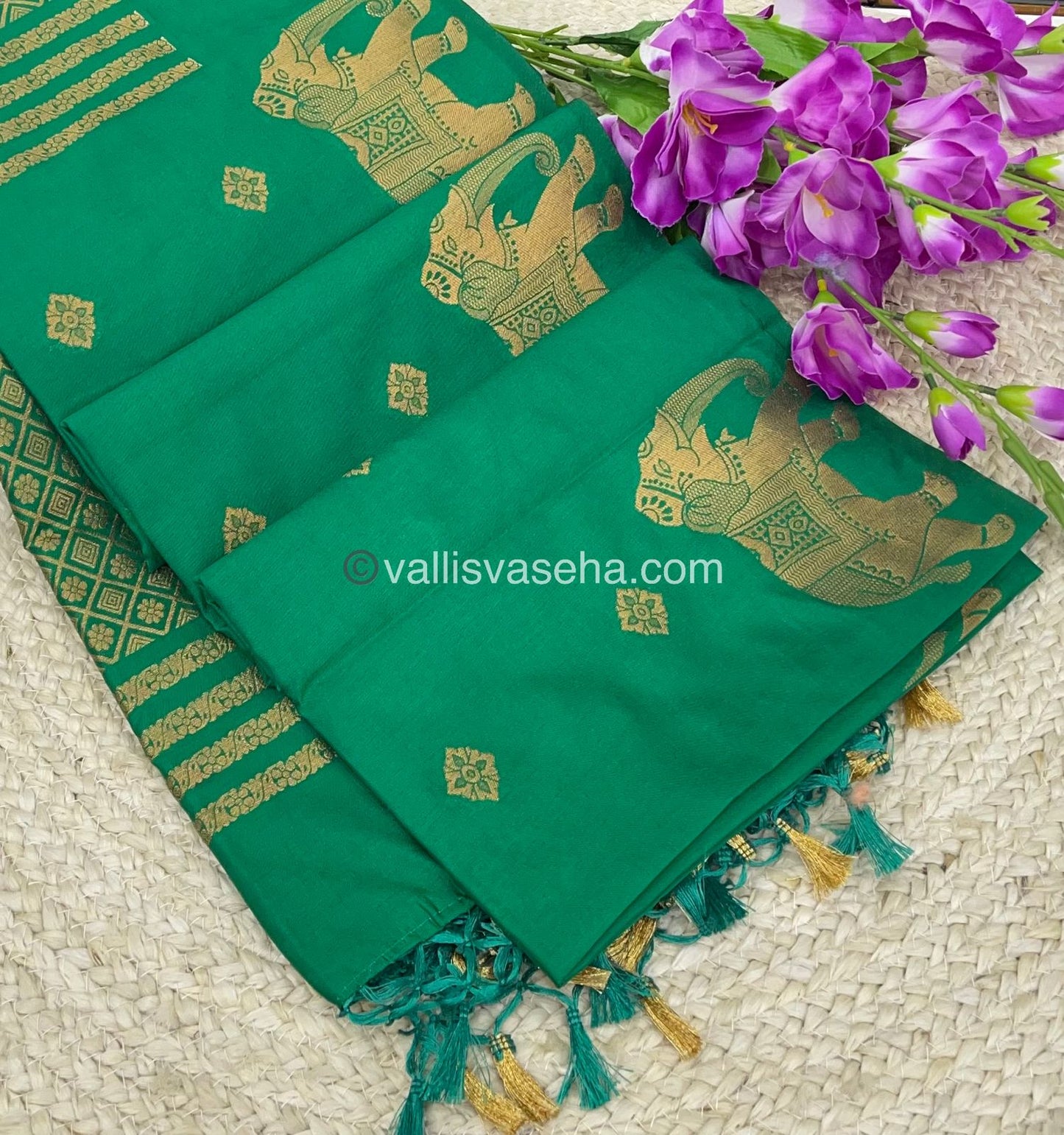 Mulberry Semi Silk - Green Shade - VVMS001