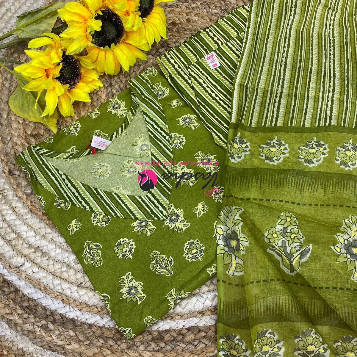 Ready Made - Salwar, Kameez & Duppatta(3pc) - Printed - VVRBS010
