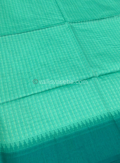 Semi Raw Silk - Lakshadeepam Design Weaving - VVRS004