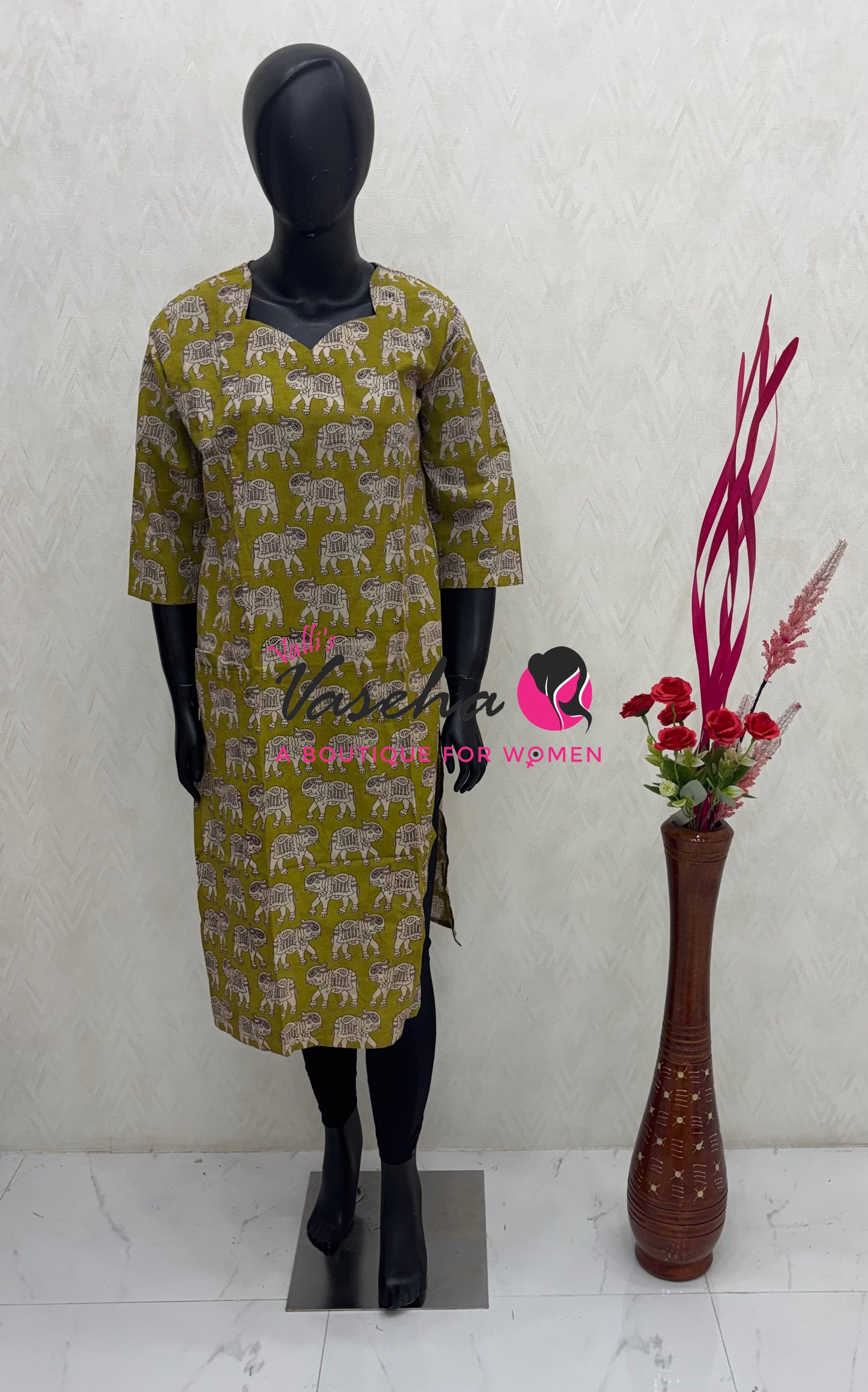 Ready Made - Kalamkari Kurti - VVRKK003