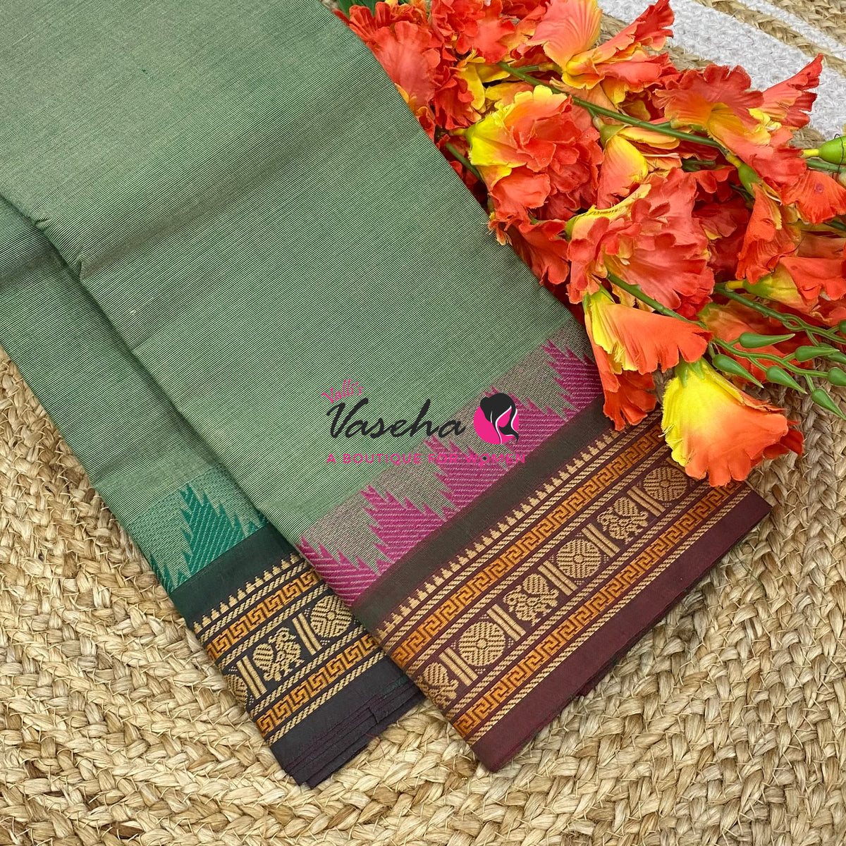 Chettinadu Cotton Saree - VVCCS003