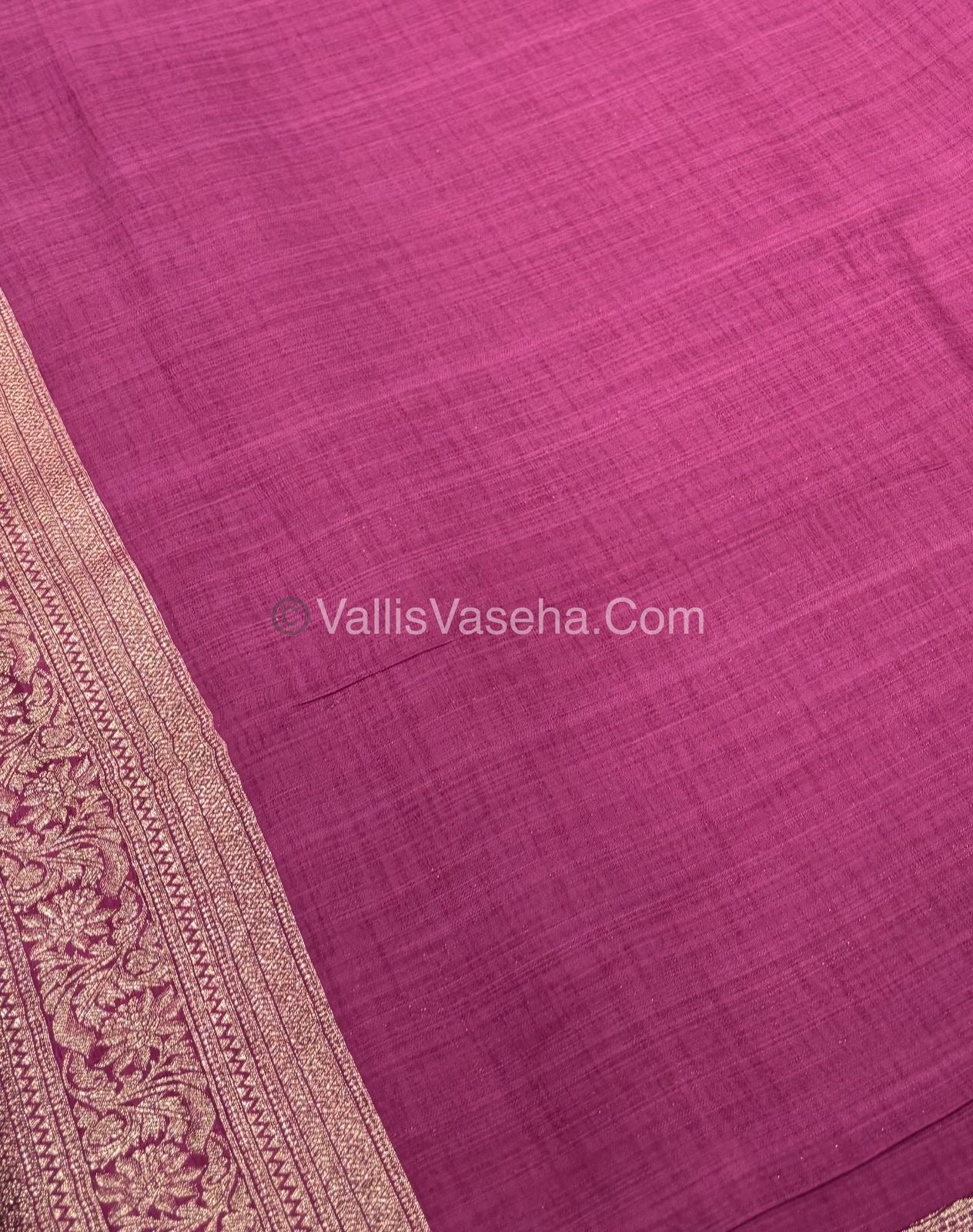 Banarasi - Heritage Silk - Semi Kathan Silk -  Onion Pink Shade - VVBHS009