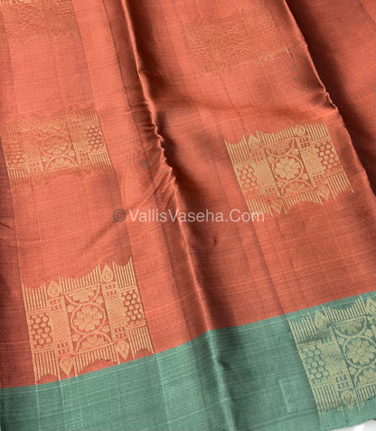 Half Mix - Pure Soft Silk Saree - VVPSS054