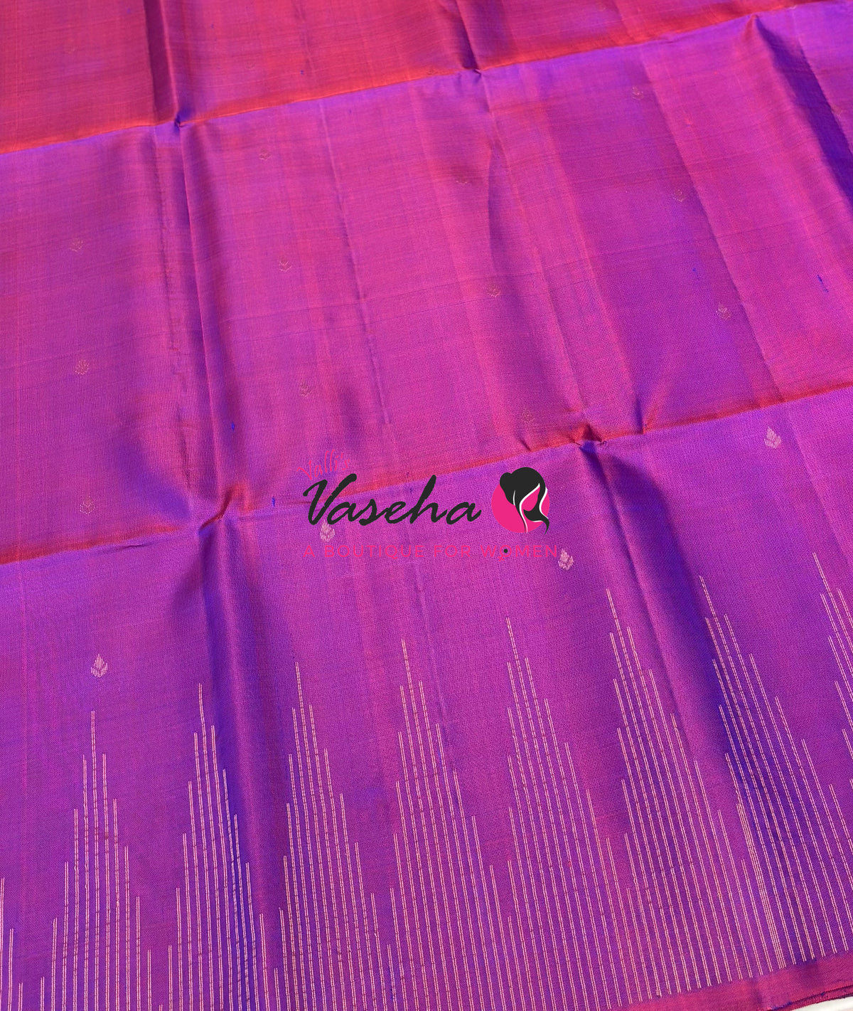 Pure Soft Silk Saree - Purplish Pink Shade - VVPSS061