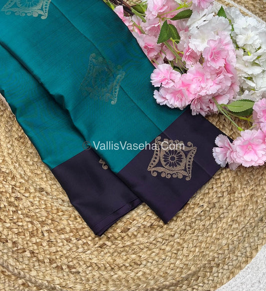 Half Mix - Pure Soft Silk Saree - VVPSS040