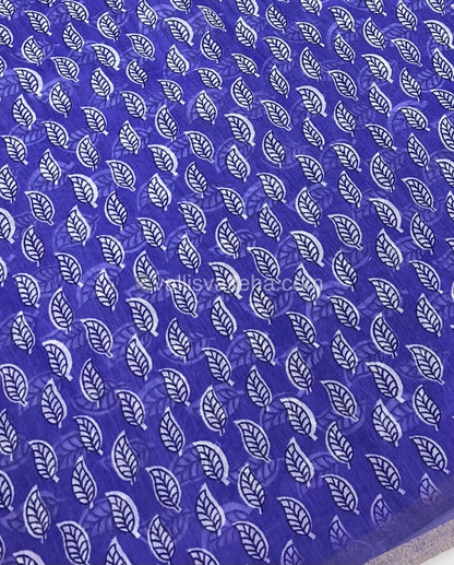 Semi Chanderi Saree - Lavender Shade - VVSCS004