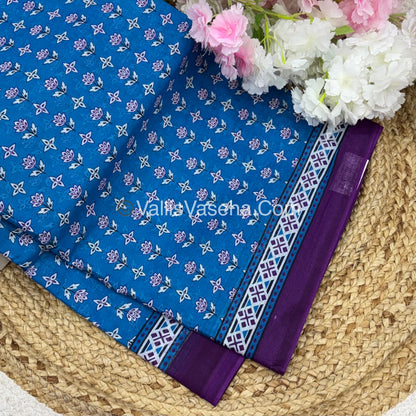 Pure Cotton Voile Saree | VVPVC001