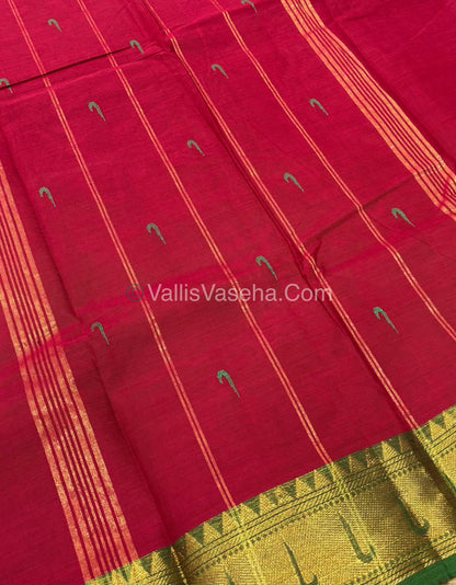 Kanchi Cotton Saree - VVKCS017