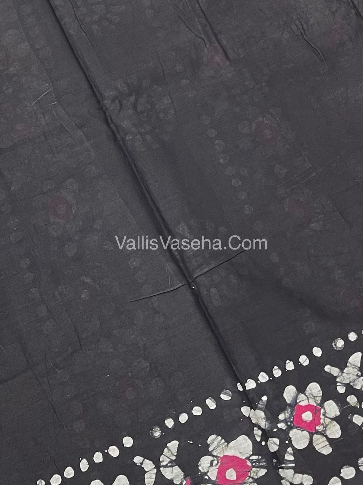 Pure Soft Mul Mul Cotton Sarees - Hand Block Prints - VVMMC007