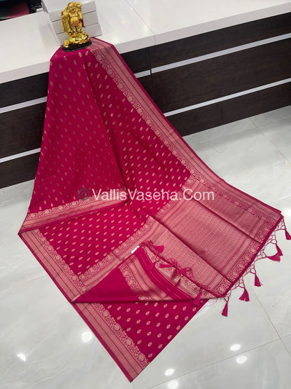 Banarasi - Heritage Silk - Semi Kathan Silk -Pink Shade- VVBHS006