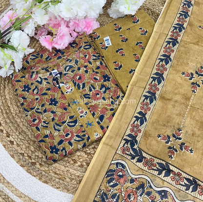 Ready Made - Anarkali - Salwar, Kameez & Duppatta(3pc)- Printed Cotton - VVAS004