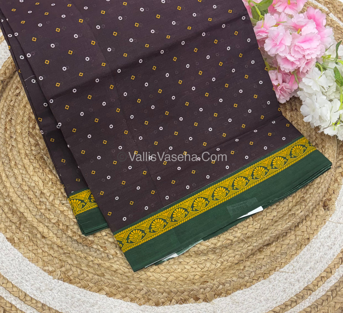 Pure Cotton Voile Saree | VVPVC005