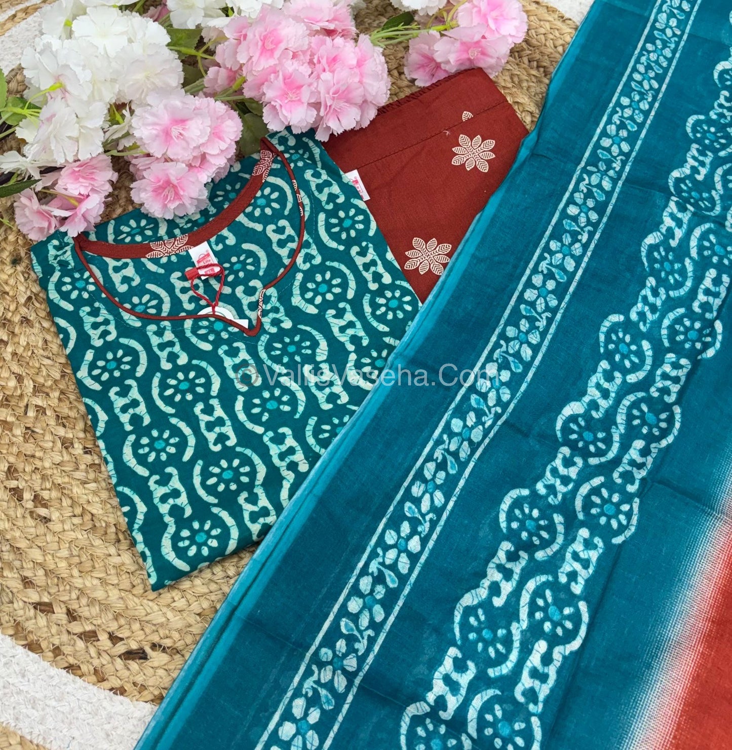 Ready Made - Salwar, Kameez & Duppatta(3pc) - Printed - VVRBS004