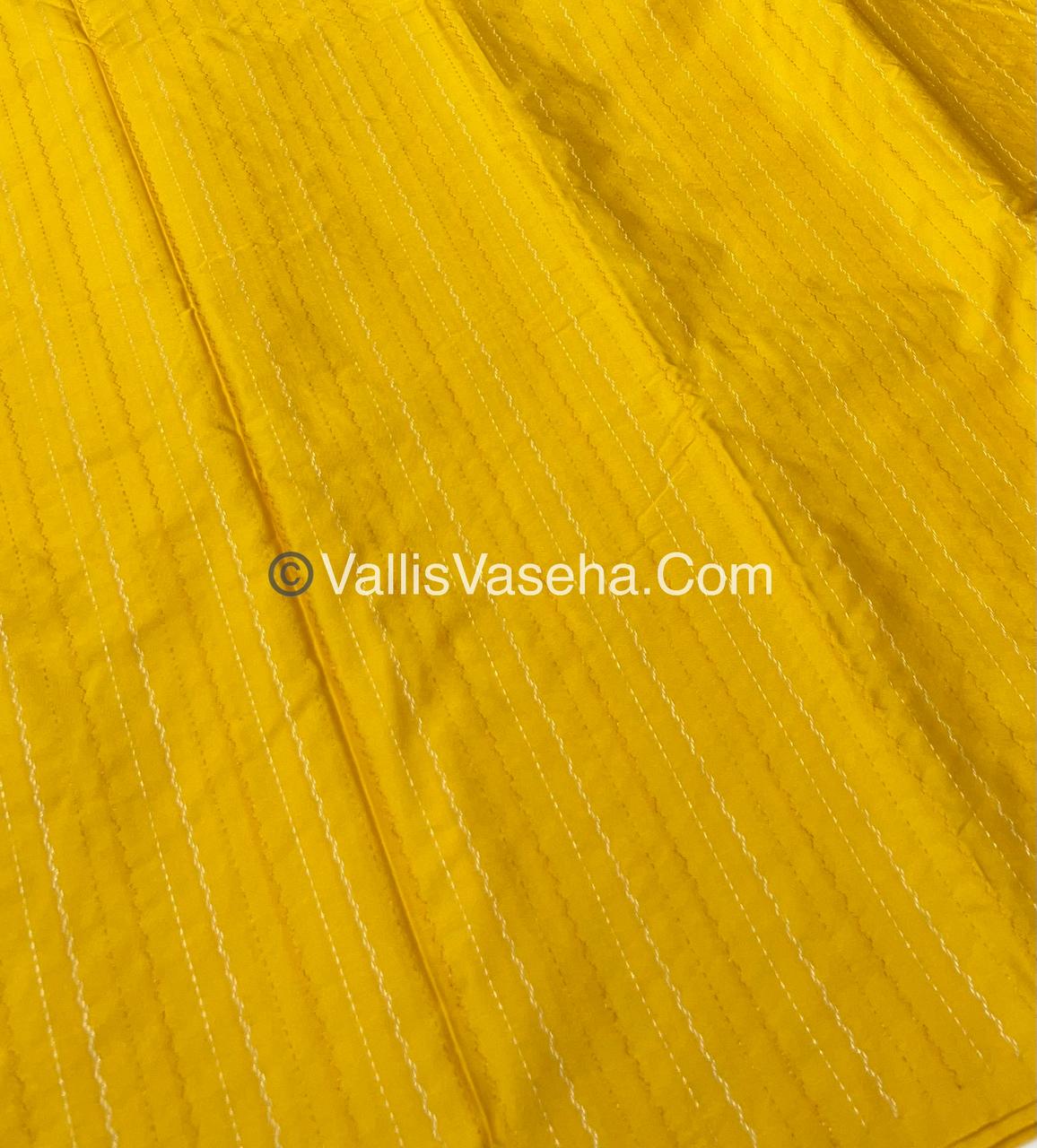 Semi Silk Saree - Aarani Pattu Style - VVSSS005