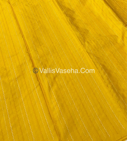 Semi Silk Saree - Aarani Pattu Style - VVSSS005