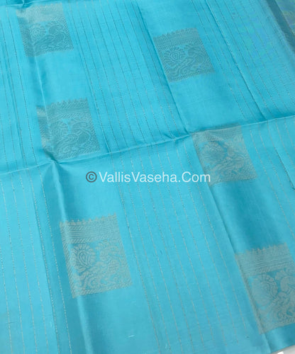 Pure Soft Silk Saree - Light weight - Border Less - VVPSS034