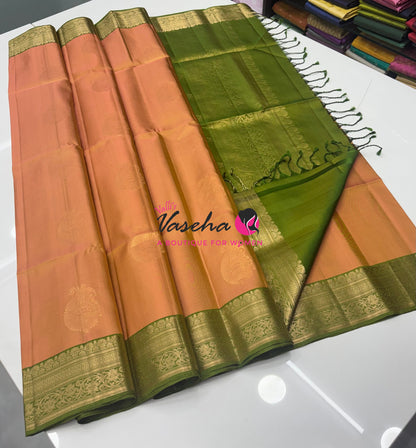 Pure Soft Silk Saree - Kanchi Border - VVPSS033