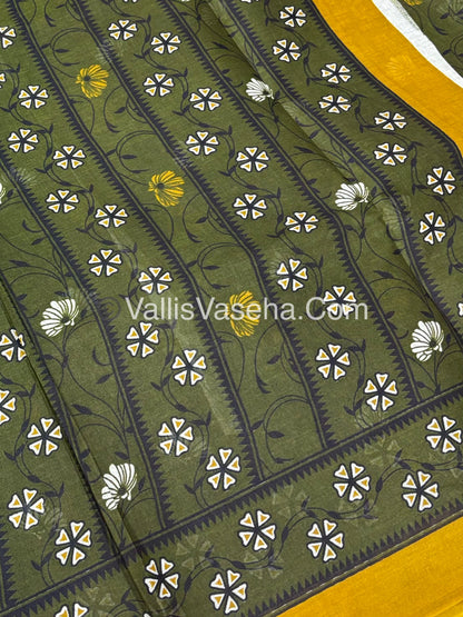 Pure Cotton Voile Saree | VVPVC001