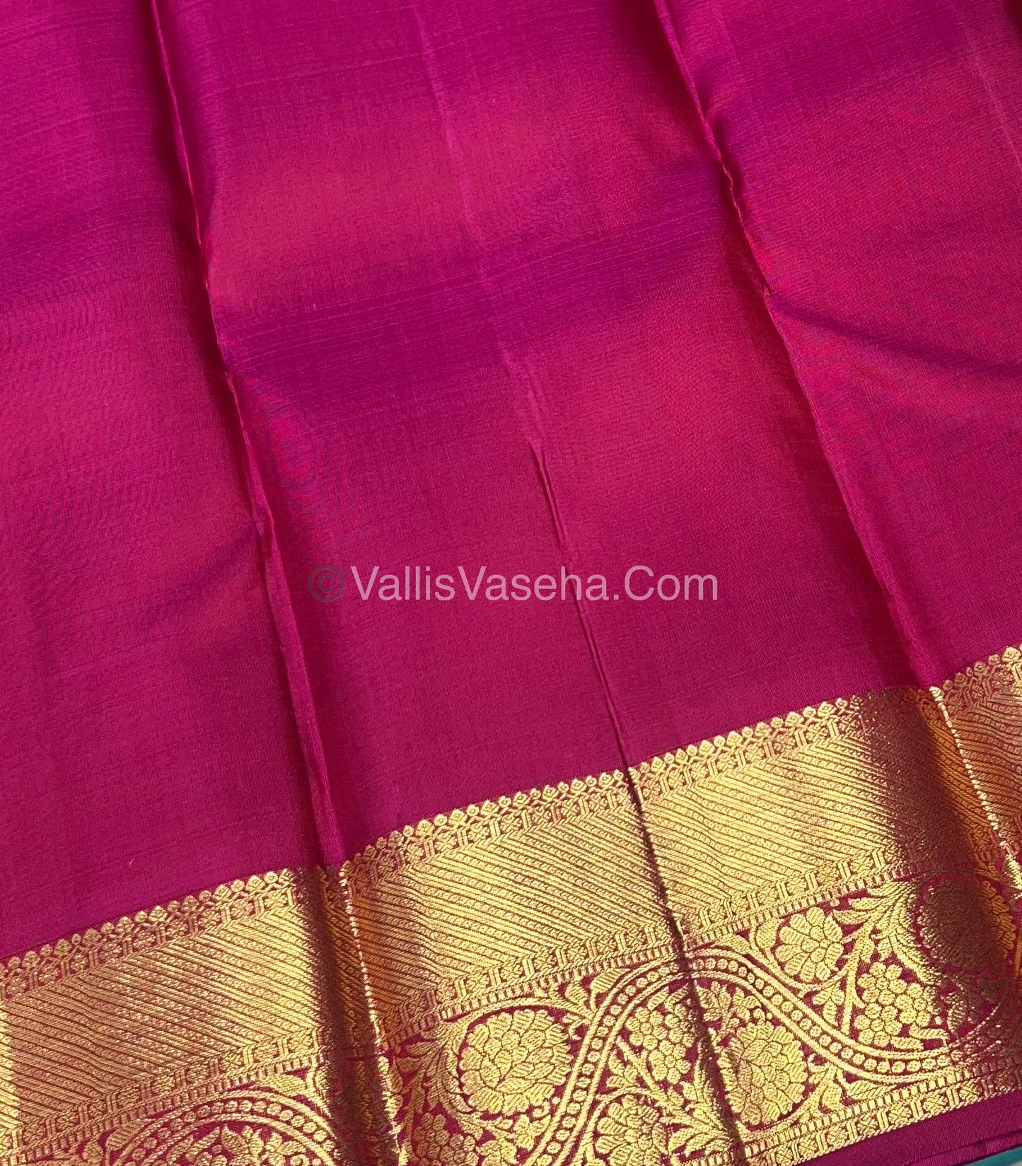 Pure Kanchipuram Silk Saree - Pazhum Pazhamum Checks - VVPS017