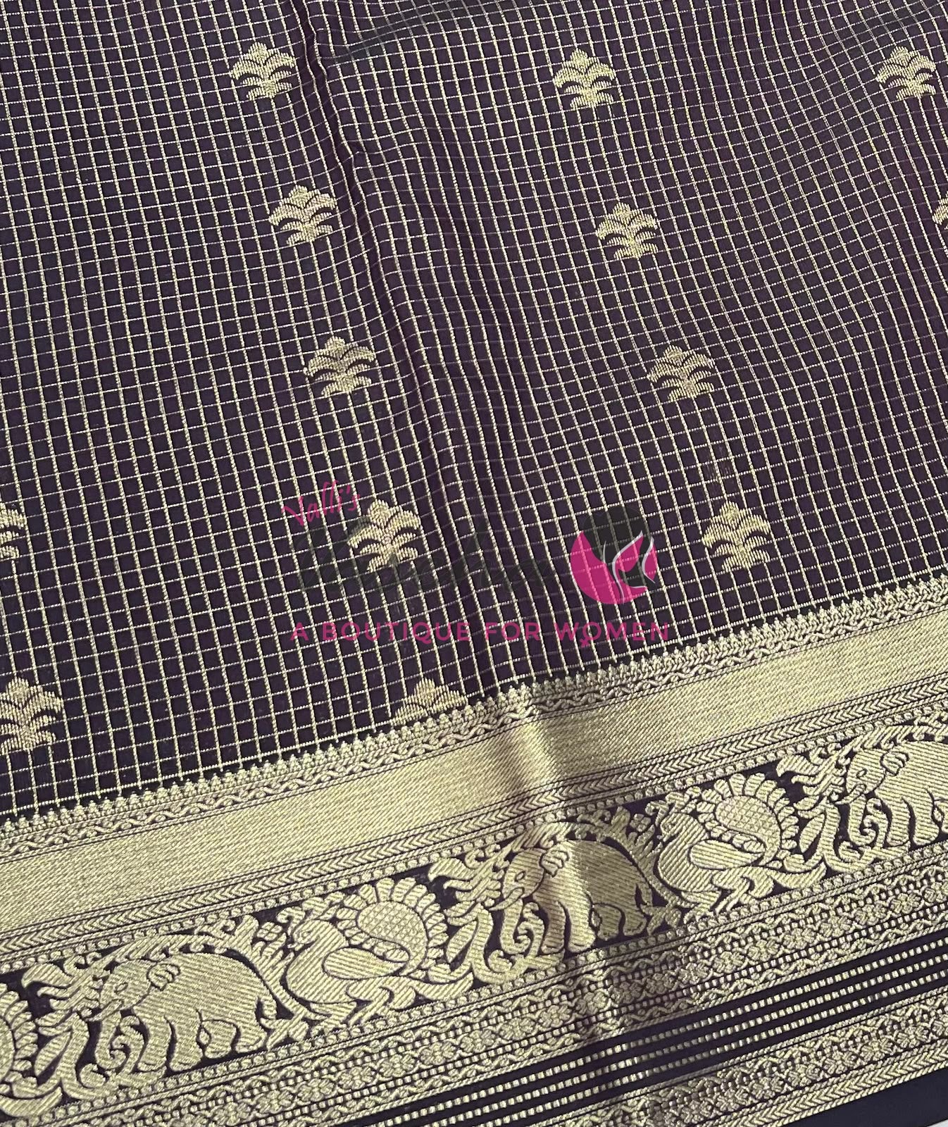 Semi Kanchi Silk - Vairavoosi Butta - VVSKS004