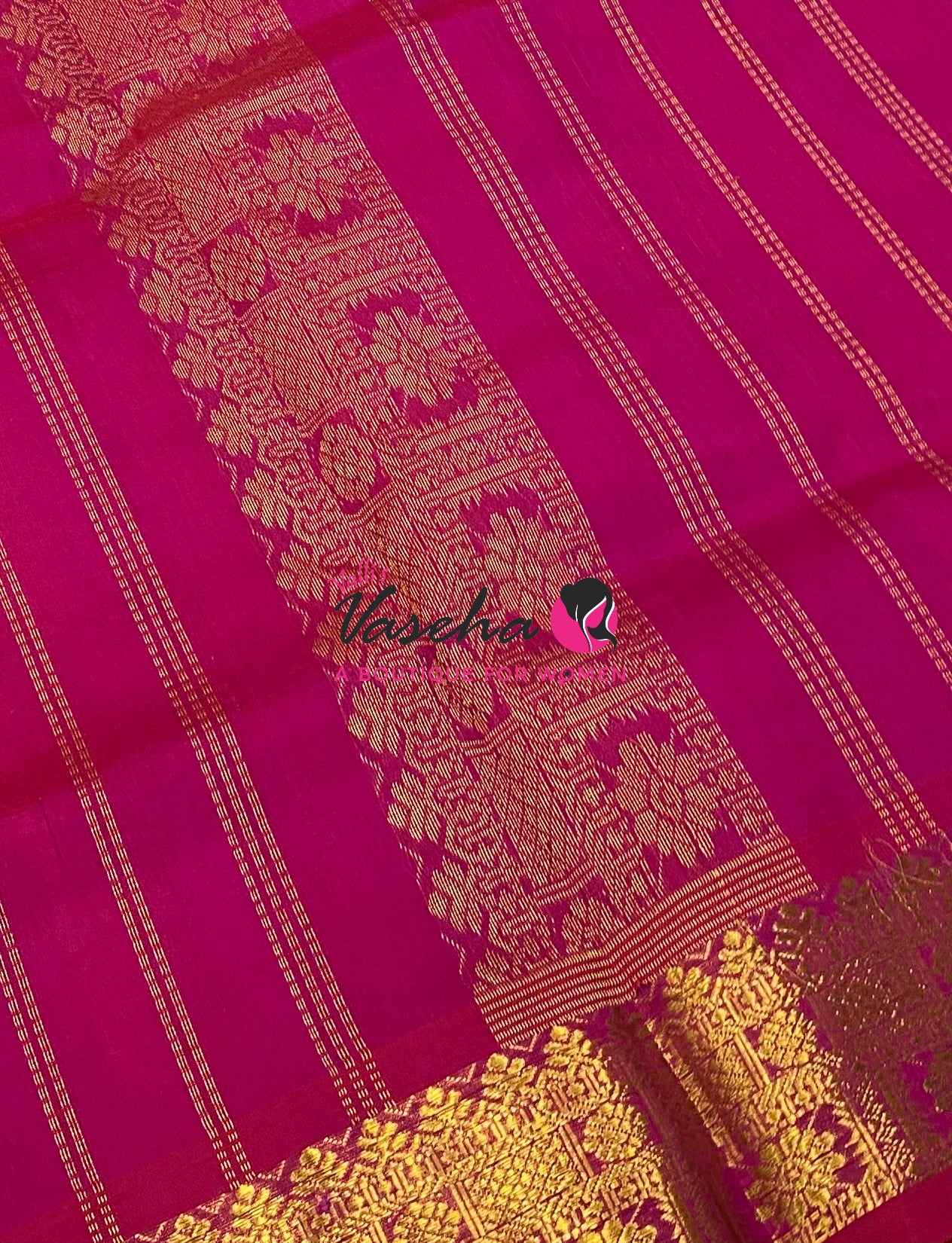 Pure Silk Cotton Saree - Pazhum Pazhamum Checks Design - VVPPSC02