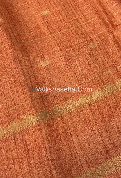 Semi Chanderi Saree - checks pattern - VVSCS004