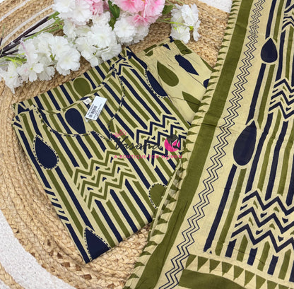 Ready Made | Straight Cut |Salwar, Kameez & Duppatta(3pc)|Cotton |VVRMS020