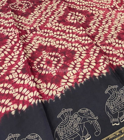 Mangalgiri Silk - Shibori Prints - VVMS002